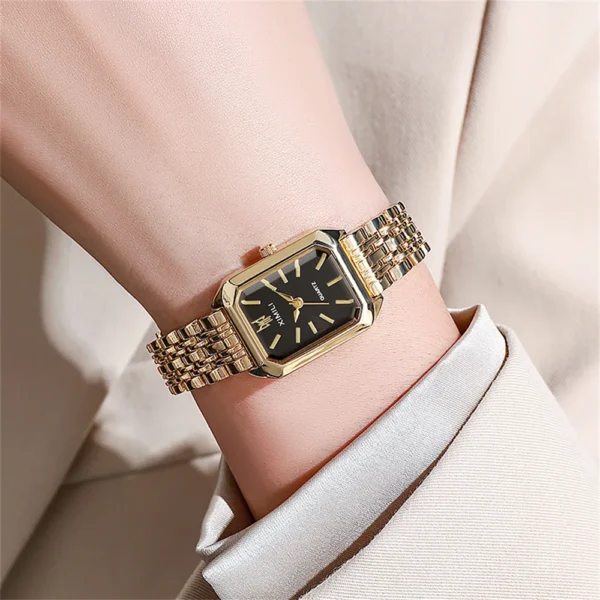 Lumière Square™ – Elegant Minimalist Quartz Watch for Women - Image 4