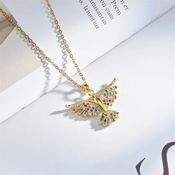 Celeste Glow™ – Radiant Cubic Zirconia Pendant Necklace - Image 3