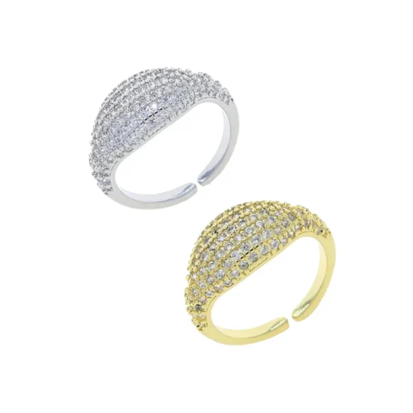 Celeste Glow™ – Elegant Zirconia Open Ring - Image 2