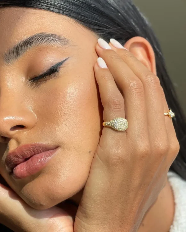 Celeste Glow™ – Elegant Zirconia Open Ring