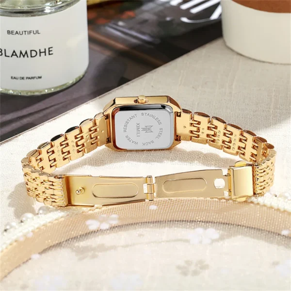 Lumière Square™ – Elegant Minimalist Quartz Watch for Women - Image 6
