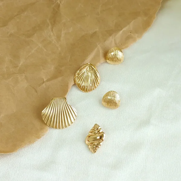 Aurora Luxe™ – Timeless Stainless Steel Stud Earrings - Image 5