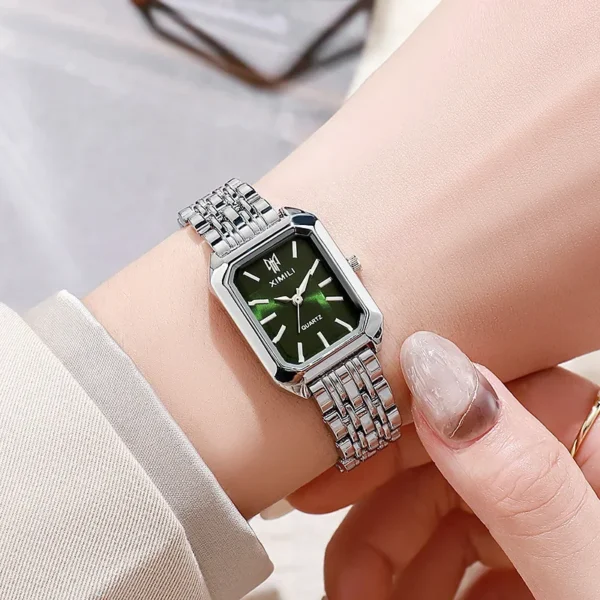 LumeX Elegance™ – Sleek Tungsten Steel Quartz Watch - Image 2