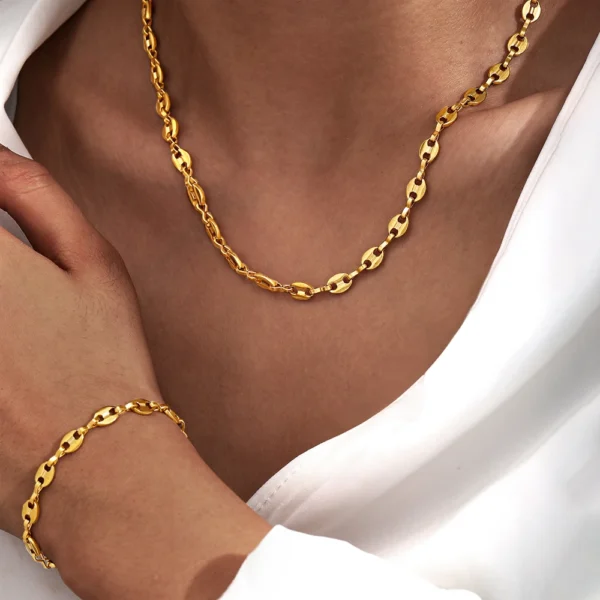 Celeste Luxe™ – Elegant Stainless Steel Jewelry Set
