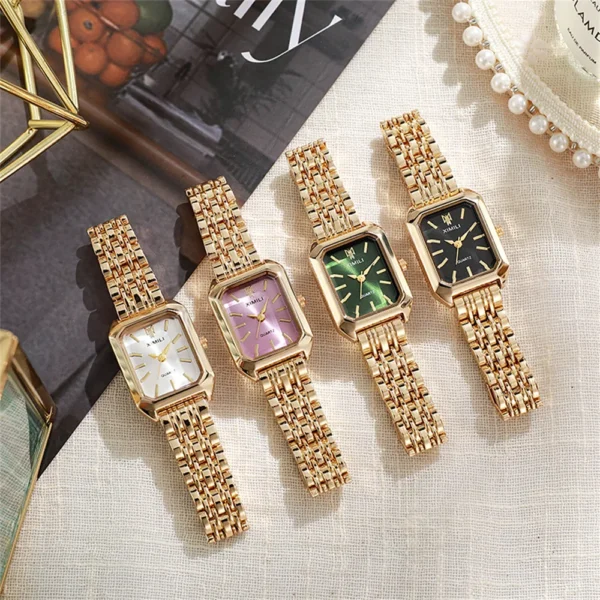 Lumière Square™ – Elegant Minimalist Quartz Watch for Women - Image 5