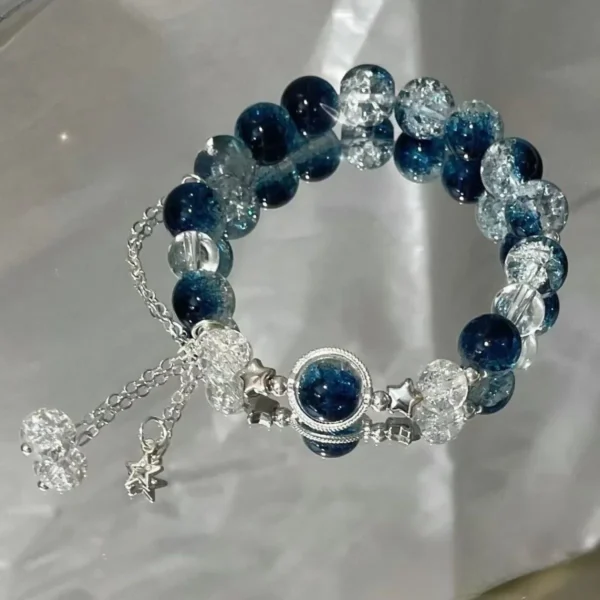 LumiCharm™ Bowknot Beaded Bracelet – A Touch of Elegance & Romance - Image 3