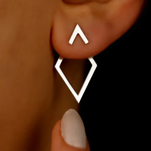 Aurora Clip™ – Chic & Versatile Geometric Clip-On Earrings - Image 2