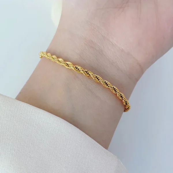 SterliX™ 925 Silver Rope Bracelet – Timeless Elegance for Every Occasion - Image 3
