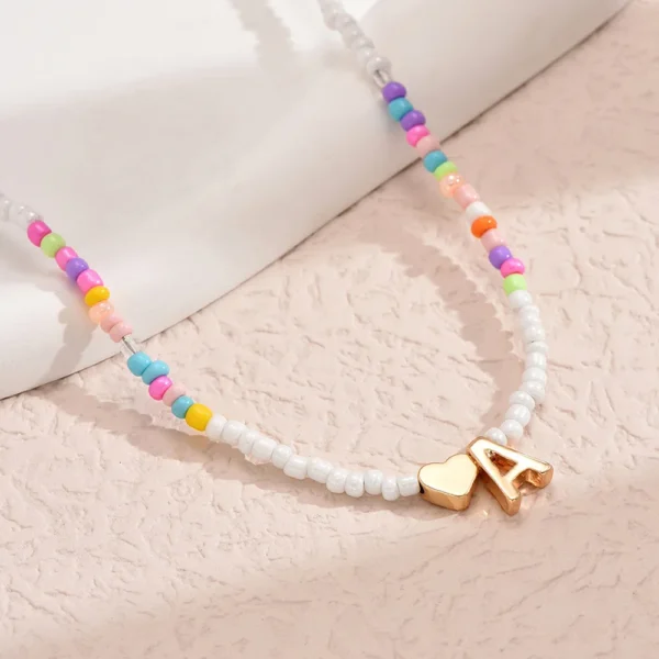 Etherea LoveCharm™ – Heart Pendant Beaded Necklace - Image 5
