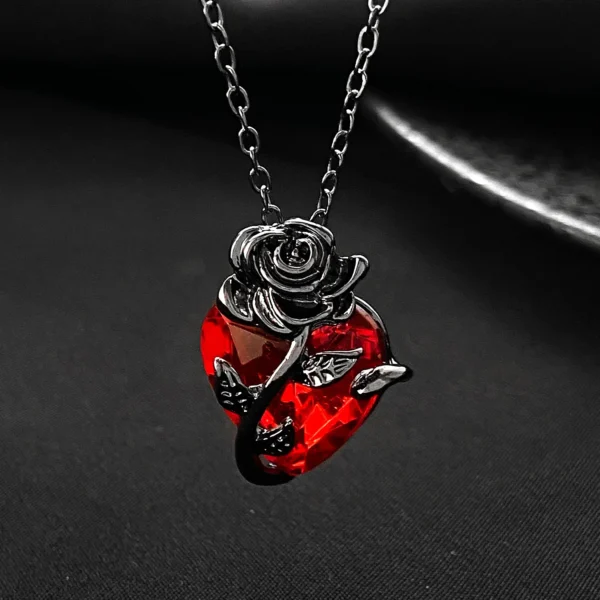 Eternal Rose™ – Elegant Love Pendant Necklace