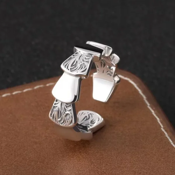 Seraphine Silver™ – Elegant 925 Sterling Silver Adjustable Ring