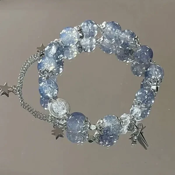 LumiCharm™ Bowknot Beaded Bracelet – A Touch of Elegance & Romance