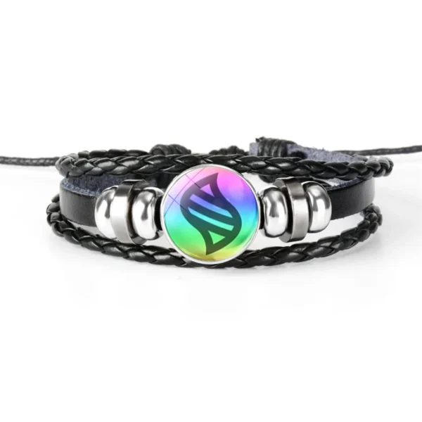 EchoLink™ Smart Leather Bracelet – Classic Style with Modern Functionality