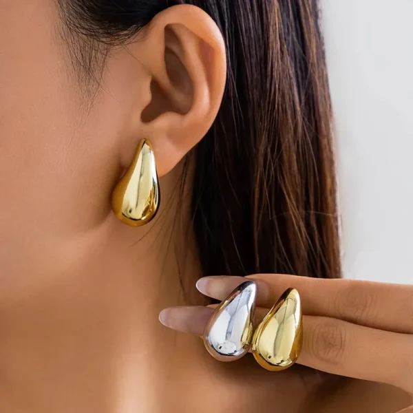 Solara Boho™ – Chic Geometric Drop Earrings - Image 3
