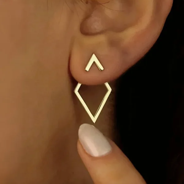 Aurora Clip™ – Chic & Versatile Geometric Clip-On Earrings