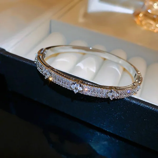 Golden Bloom™ Mood-Tracking Bangle - Image 2